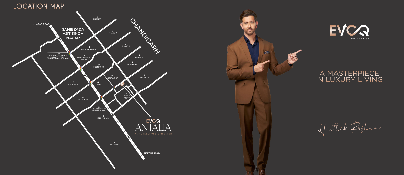 Evoq Antelia Location Map